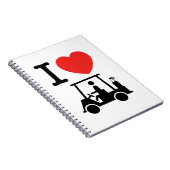 Carnet Panier de golf I Heart (Love) (Côté Droit)