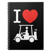 Carnet Panier de golf I Heart (Love) (Devant)