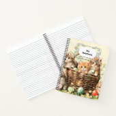 Carnet Panier de Pâques de Chatte-Printemps (Intérieur)