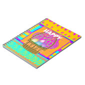 Carnet Panier de Pâques et d'Oeufs inspirés de l'Afrique  (Côté gauche)