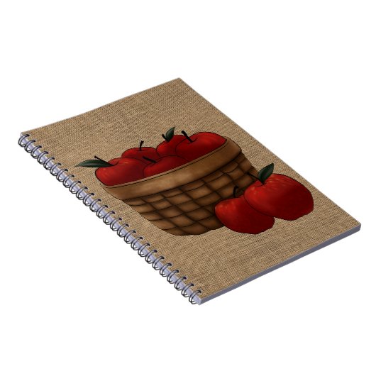 Carnet Panier de pommes (Côté Droit)
