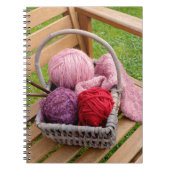 Carnet Panier de tricot (Devant)
