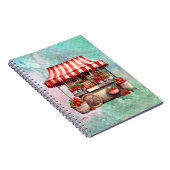 Carnet Panier fraise Aquarelle (Côté Droit)