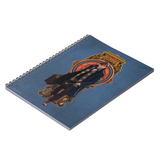 Carnet Panneau Art Nouveau NEWT SCAMANDER™ Walking (Côté gauche)