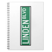 Carnet Panneau Boulevard Linden (Devant)