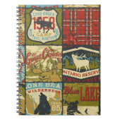 Carnet Panneau d'aventure et symbole patchw des territoir (Devant)