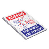 Carnet Panneau d'avertissement de feux d'artifice (Côté Droit)