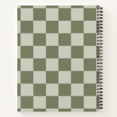 Carnet Panneau de configuration Sage Green (Dos)