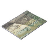 Carnet Panneau de jardin avec Feuilles, fleurs et herbe (Côté gauche)