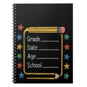 Carnet Panneau de rentrée scolaire Premier jour d'école