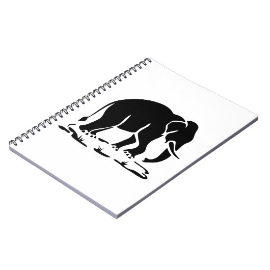 Carnet Panneau de trekking des éléphants asiatiques devan (Côté gauche)