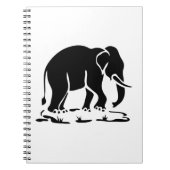 Carnet Panneau de trekking des éléphants asiatiques devan (Devant)