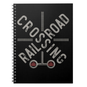 Carnet Panneau ferroviaire Locomotive Retro Trainspottrai