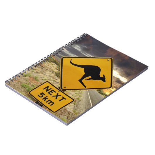 Carnet Panneau Kangaroo, Australie (Côté gauche)