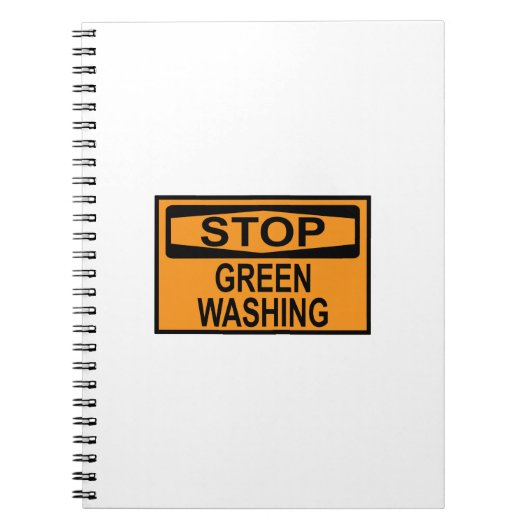 Carnet Panneau Stop au Greenwashing (Devant)