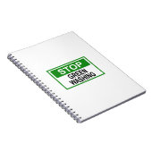Carnet Panneau Stop au Greenwashing (Côté Droit)
