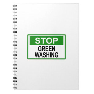 Carnet Panneau Stop au Greenwashing