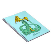 Carnet Panneau Zodiaque Aquarius, Femme avec eau (Côté Droit)