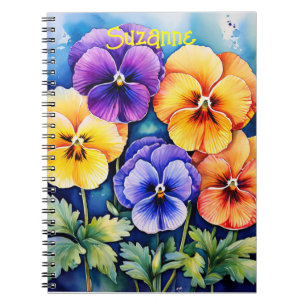 Carnet Panneaux aquarelle personnalisés