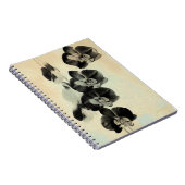 Carnet Panneaux bleus orchidées III (Côté Droit)