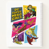 Carnet Panneaux d'action pour filles Super Hero DC (Dos)