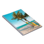 Carnet Panneaux de surf sur la plage lancer oreiller (Côté Droit)