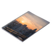 Carnet Panorama du coucher du soleil à Bangkok (Côté gauche)