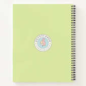 Carnet Panpan vert doux (Dos)