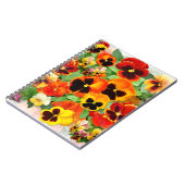 Carnet Pansies du coucher du soleil (Côté gauche)