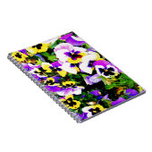 Carnet pansy flowers (Côté Droit)