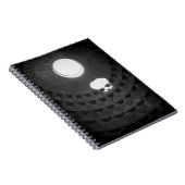 Carnet Panthéon Crâne clair Rome Italie Noir et Blanc (Côté Droit)