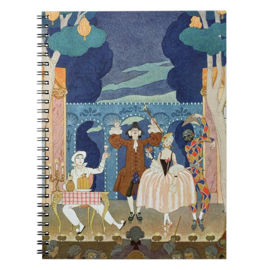 Carnet Pantomime l'étape, illustration pour des 'fêtes (Devant)