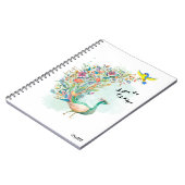 Carnet paon (Côté gauche)