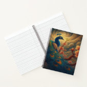 Carnet Paon en fleurs (Intérieur)