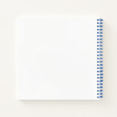 Carnet Paon floral aquarelle (Dos)