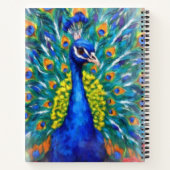 Carnet Paon vibrant (Dos)
