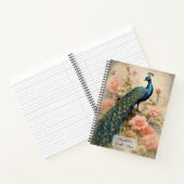 Carnet Paon Vintage (Intérieur)