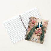 Carnet Paons en fleurs (Intérieur)