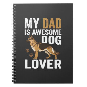 Carnet Papa amateur de chien est formidable
