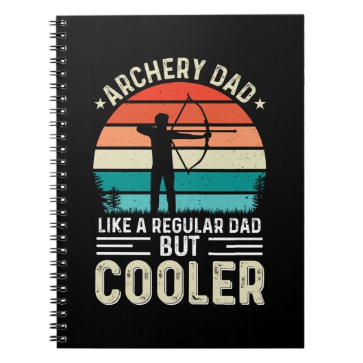 Carnet Papa au tir à l'arc (Devant)