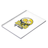 Carnet Papa Baseball Softball des Deux Conception Vectori (Côté gauche)