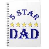 Carnet Papa cinq étoiles (Devant)