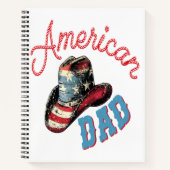 Carnet Papa Cowboy American Dad (Devant)