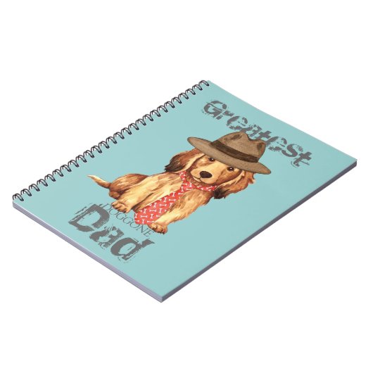 Carnet Papa Dachshund (Côté gauche)