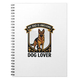 Carnet Papa est un Amoureux de Chien Incroyable Pattes de