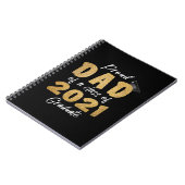 Carnet Papa fier d'une classe de 2021 Diplômé (Côté gauche)