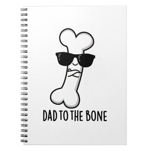 Carnet Papa jusqu'à l'os Pun drôle d'anatomie (Devant)