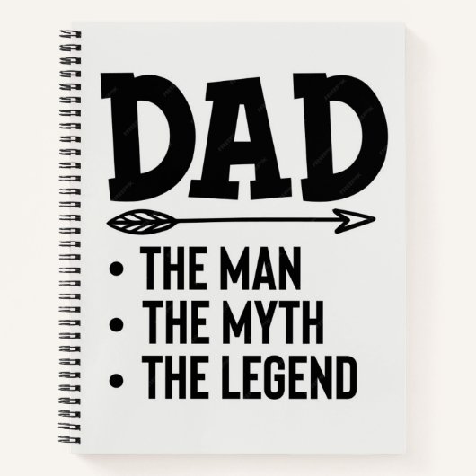 Carnet Papa L'Homme (Devant)