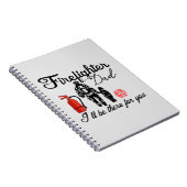 Carnet Papa pompier | Cadeaux de Fête des pères (Côté Droit)