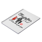 Carnet Papa pompier | Cadeaux de Fête des pères (Côté gauche)